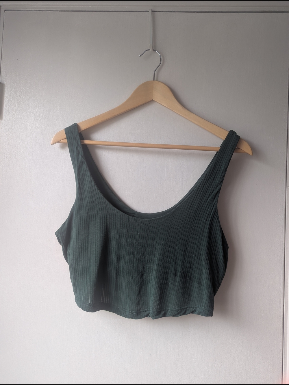 aerie Ribbed Scoop Bra Top